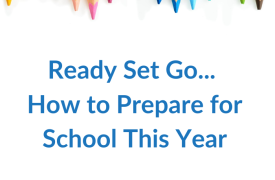 Back to School Tips